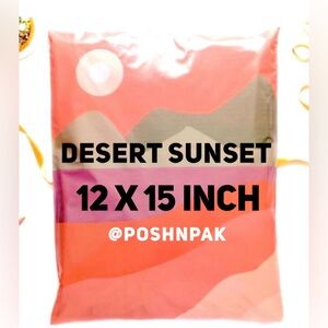 ☀️10 Designer Large Desert Sunset Poly Mailers - 12 x 15 inch